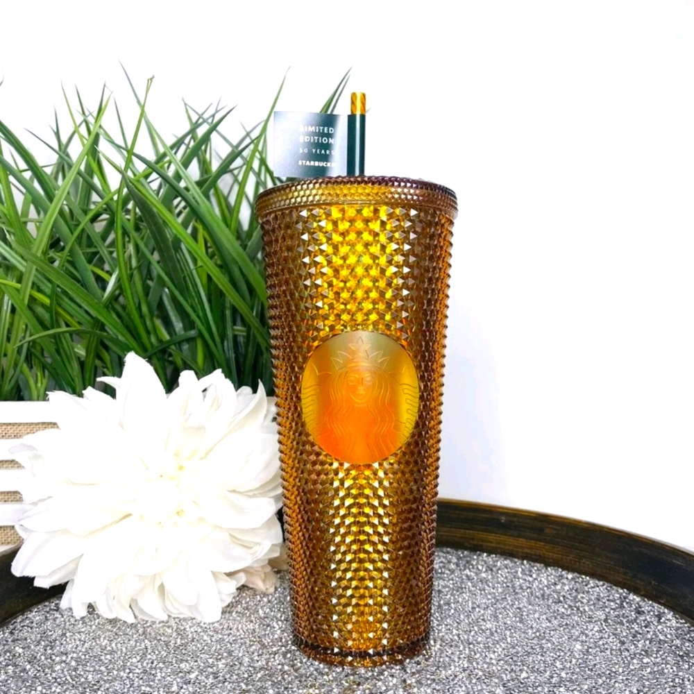 NWT Gold Studded 50th Anniversary Tumbler